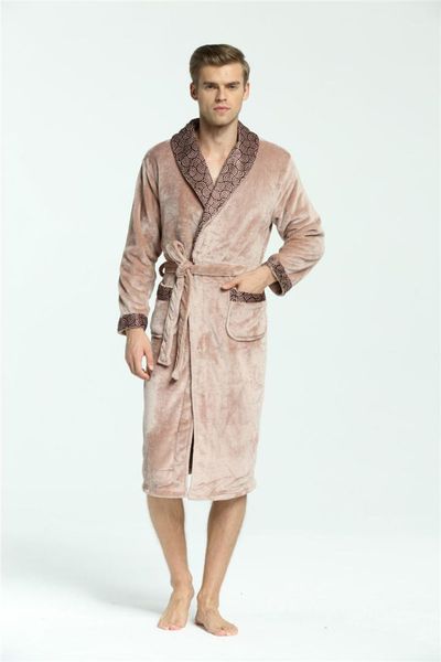 nightgown luxury long sleeve v neck thick sleepwear winter mens warm casual nightwear comfortable mens designer, Black;brown
nightgown luxury long sleeve v neck thick sleepwear winter mens warm casual nightwear comfortable mens designer, Black;brown