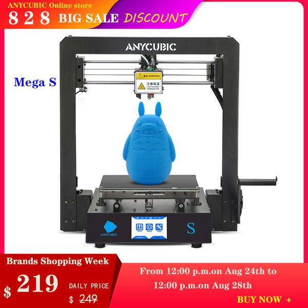 anycubic mega s 3d printer touch screen fdm anycubic i3 mega upgrade large size diy 3d print kit impressora with extruder
anycubic mega s 3d printer touch screen fdm anycubic i3 mega upgrade large size diy 3d print kit impressora with extruder