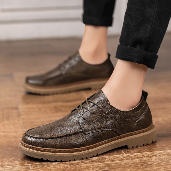 men shoes leather lace-up sneakers men breathable flats outdoor lace up light mens casual shoes black fashion zapatillas
men shoes leather lace-up sneakers men breathable flats outdoor lace up light mens casual shoes black fashion zapatillas
