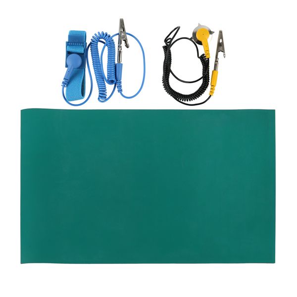 big size esd anti-static table mat electronic maintenance platform insulator pad+ground wire+esd wrist serap for pcb repair
big size esd anti-static table mat electronic maintenance platform insulator pad+ground wire+esd wrist serap for pcb repair