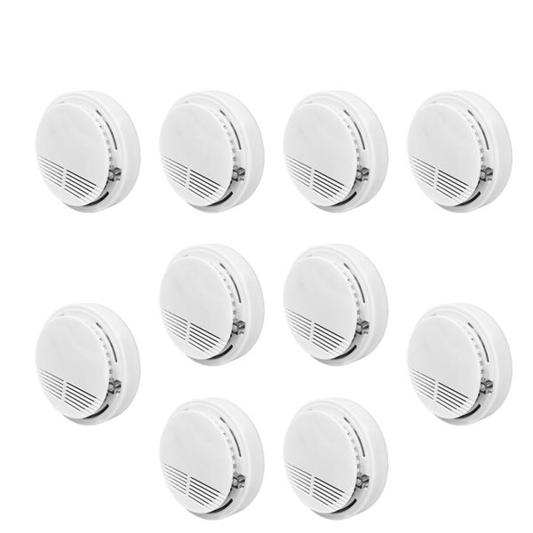 10 pcs smoke detector fire alarm detector independent smoke alarm sensor for home office security pelectric, Black;white
10 pcs smoke detector fire alarm detector independent smoke alarm sensor for home office security pelectric, Black;white