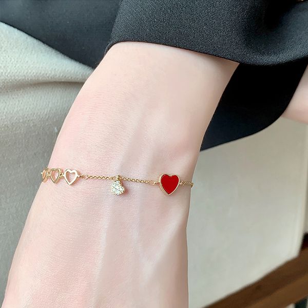 ювелирные pulseras подарка сладкие цвета золота красного сердца циркон браслет для женщин, валентина, Golden;silver
ювелирные pulseras подарка сладкие цвета золота красного сердца циркон браслет для женщин, валентина, Golden;silver
