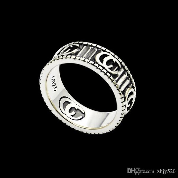 2020 new width 6mm fashion brand vintage ring engraving couples ring wedding jewelry gift, Golden;silver
2020 new width 6mm fashion brand vintage ring engraving couples ring wedding jewelry gift, Golden;silver