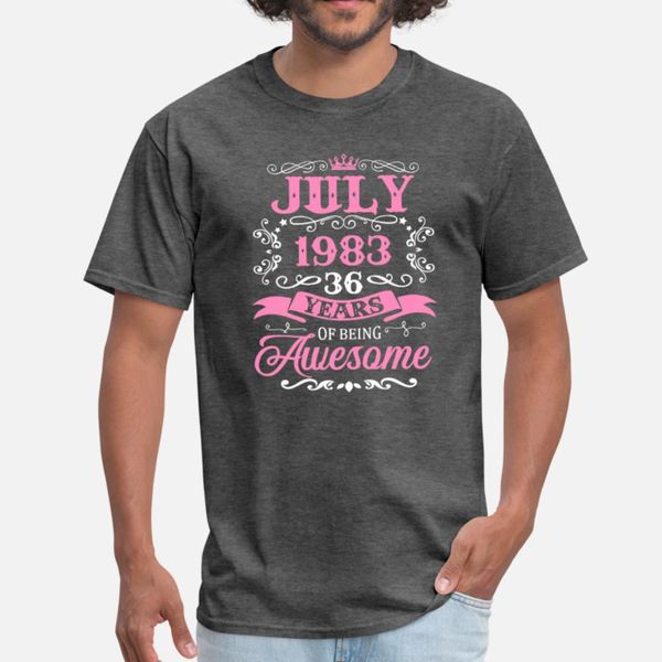 womens july 1983 36th birthday gift 36 years old t shirt men print 100% cotton round neck vintage fit comfortable spring pictures shirt
womens july 1983 36th birthday gift 36 years old t shirt men print 100% cotton round neck vintage fit comfortable spring pictures shirt