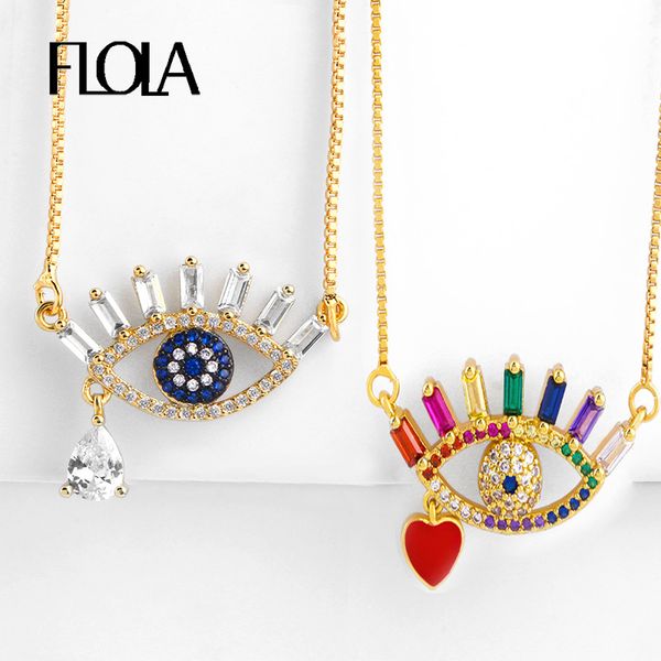 pendant necklaces blue luxuly evil eye necklace for womens rainbow baguette circle colorful cubic zirconia classic fashion jewelry nke-p31, Silver
pendant necklaces blue luxuly evil eye necklace for womens rainbow baguette circle colorful cubic zirconia classic fashion jewelry nke-p31, Silver