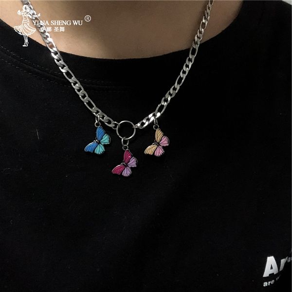 chokers cute kawaii butterfly choker necklace women harajuku style stainless steel collares punk hip hop gothic pendant jewelry, Golden;silver
chokers cute kawaii butterfly choker necklace women harajuku style stainless steel collares punk hip hop gothic pendant jewelry, Golden;silver