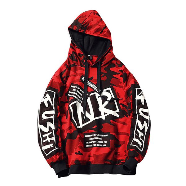 2019 leisure camouflage hoodie men plus fat big fat loose jacket korean version of the trend men's wear, Black
2019 leisure camouflage hoodie men plus fat big fat loose jacket korean version of the trend men's wear, Black