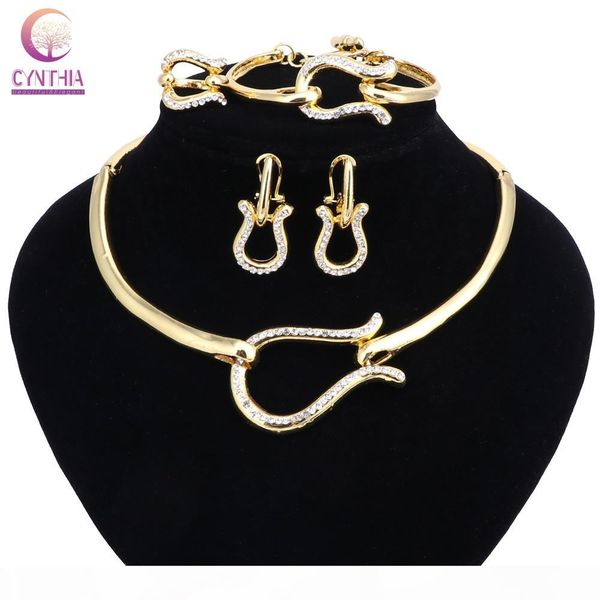 fashion african beads jewelry set exquisite dubai pure gold color crystal necklace jewelry set nigerian wedding bridal bijoux, Black
fashion african beads jewelry set exquisite dubai pure gold color crystal necklace jewelry set nigerian wedding bridal bijoux, Black