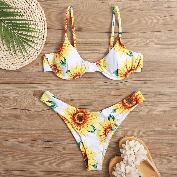 bikini 2020 brazilian swimwear women push up swimsuit thong sunflower bathing suit printed beachwear biquine, White;black
bikini 2020 brazilian swimwear women push up swimsuit thong sunflower bathing suit printed beachwear biquine, White;black