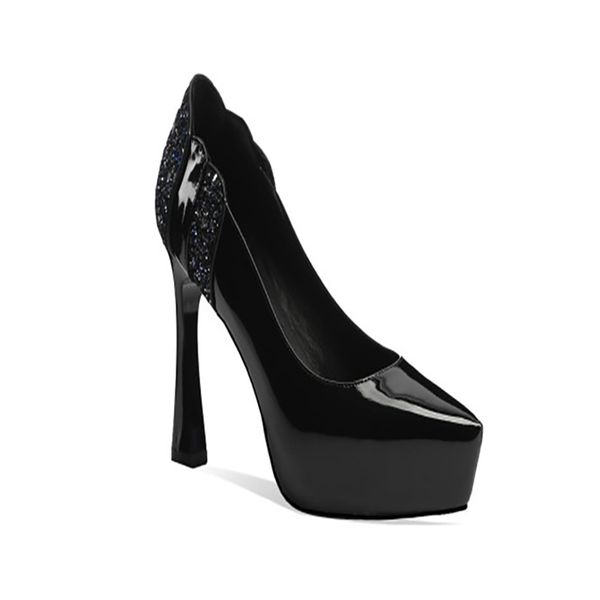 dress shoes arrival stiletto high heels for girls pointed toe back glitter slip-on pumps platform woman, Black
dress shoes arrival stiletto high heels for girls pointed toe back glitter slip-on pumps platform woman, Black