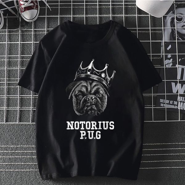 notorious pug fashion o-neck female t-shirts new print short sleeve casual men's tees boyfriend gift
notorious pug fashion o-neck female t-shirts new print short sleeve casual men's tees boyfriend gift