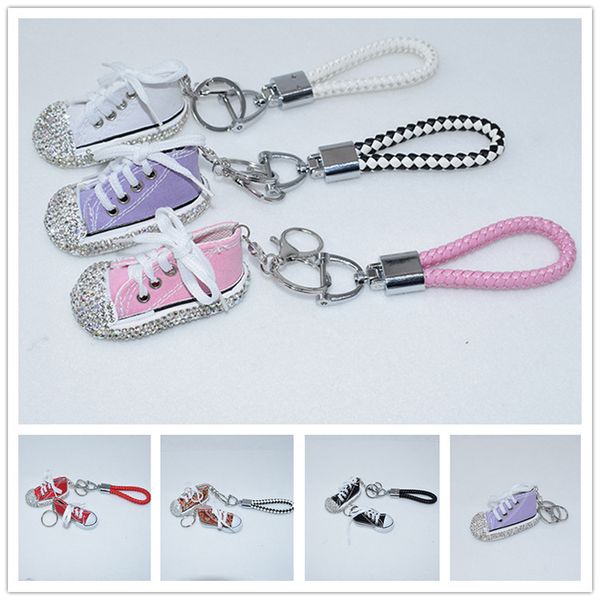 keychains creativity 7.5cm rhinestone canvas shoes keychain creative fashion simulation small personality car bag pendant, Silver
keychains creativity 7.5cm rhinestone canvas shoes keychain creative fashion simulation small personality car bag pendant, Silver