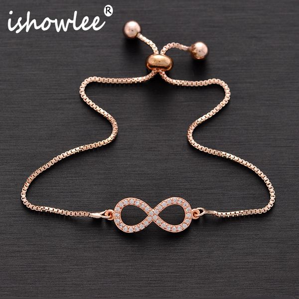 ishowlee gold 585 infinity bracelets with stones cubic zirconia lucky charm chain bracelets for women fashionable jewelry slb05, Golden;silver
ishowlee gold 585 infinity bracelets with stones cubic zirconia lucky charm chain bracelets for women fashionable jewelry slb05, Golden;silver