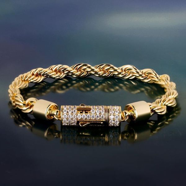 6mm rope chain bracelet gold rapper swag twisted bracelet hip hip bracelet stainless steel for men and women, Golden;silver
6mm rope chain bracelet gold rapper swag twisted bracelet hip hip bracelet stainless steel for men and women, Golden;silver