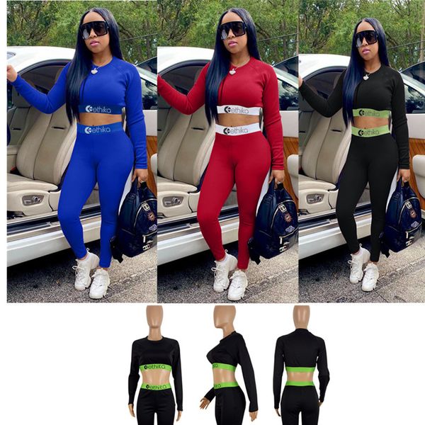 women bodysuit tracksuit designer letters crop pullover blouses legging pants two piece outfit short sportwear slim jogging suit e92708, White
women bodysuit tracksuit designer letters crop pullover blouses legging pants two piece outfit short sportwear slim jogging suit e92708, White