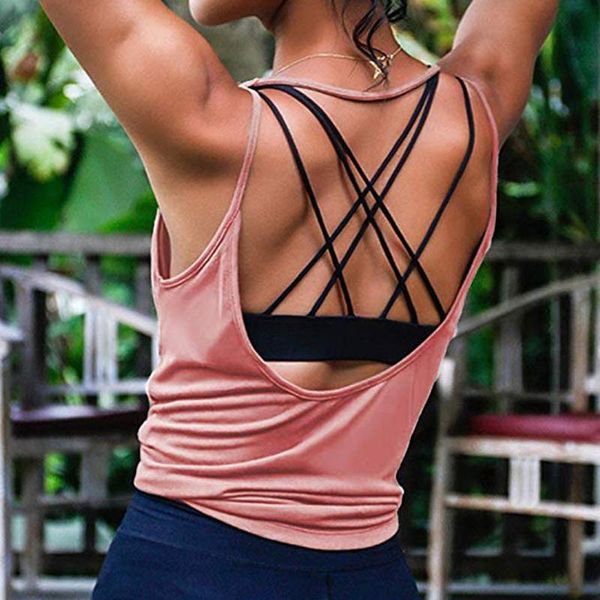 открыть назад activewear женщин padd yoga top tank женщина спорт жилеты фитнес бег рубашка gym workout одежда, White;red
открыть назад activewear женщин padd yoga top tank женщина спорт жилеты фитнес бег рубашка gym workout одежда, White;red