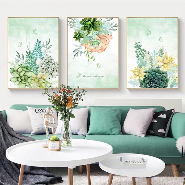 green plant watercolor posters and prints succulents flower wall art poster prints canvas painting nordic home decoration
green plant watercolor posters and prints succulents flower wall art poster prints canvas painting nordic home decoration