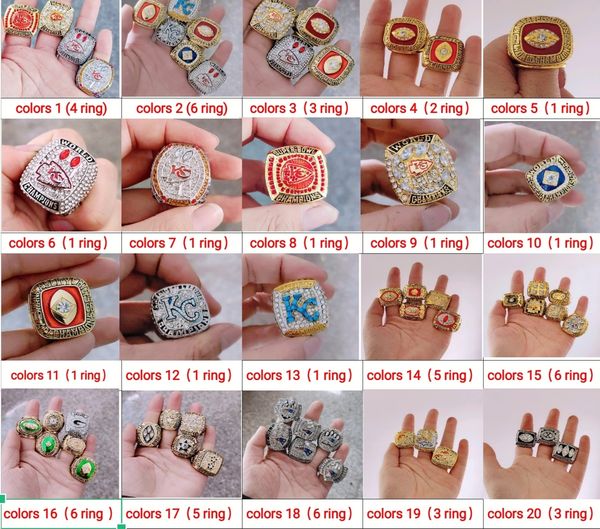 2020 wholesale kansas 1985-2019 city chiefs and super bowl football world championship ring sport fan gift men jewelry, Silver
2020 wholesale kansas 1985-2019 city chiefs and super bowl football world championship ring sport fan gift men jewelry, Silver