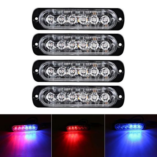 car blue red amber strobe led light 6 led strobe signal warning light bar security flash flashing bulb surface mount lamp 12v 24v
car blue red amber strobe led light 6 led strobe signal warning light bar security flash flashing bulb surface mount lamp 12v 24v