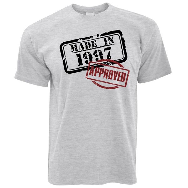 2019 new design cotton male tee shirt designing 21st birthday mens t-shirt made in the 1997 approved distressed novelty tee
2019 new design cotton male tee shirt designing 21st birthday mens t-shirt made in the 1997 approved distressed novelty tee