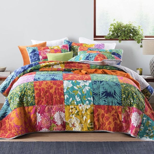 handmade quilt set 3pcs patchwork bedspreads for bed washed cotton quilted quilts with pillowcase king size coverlet chausub
handmade quilt set 3pcs patchwork bedspreads for bed washed cotton quilted quilts with pillowcase king size coverlet chausub