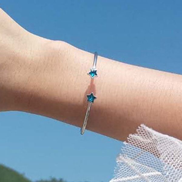 2020 new fashion adjustable crystal double five-pointed star chain & link bracelets women jewelry gift wholesale, Black
2020 new fashion adjustable crystal double five-pointed star chain & link bracelets women jewelry gift wholesale, Black