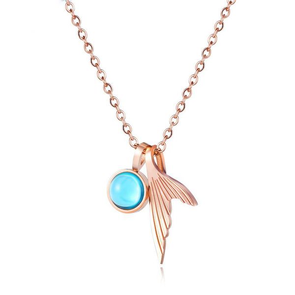 korean fashion crystal fishtail pendant clavicle chain women's elegant stainless steel necklaces titanium trendy geometric, Silver
korean fashion crystal fishtail pendant clavicle chain women's elegant stainless steel necklaces titanium trendy geometric, Silver