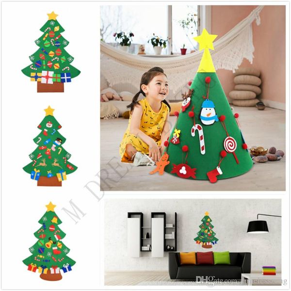 fashion diy felt christmas tree with decorations door wall hanging kids educational gift xmas home 
fashion diy felt christmas tree with decorations door wall hanging kids educational gift xmas home
