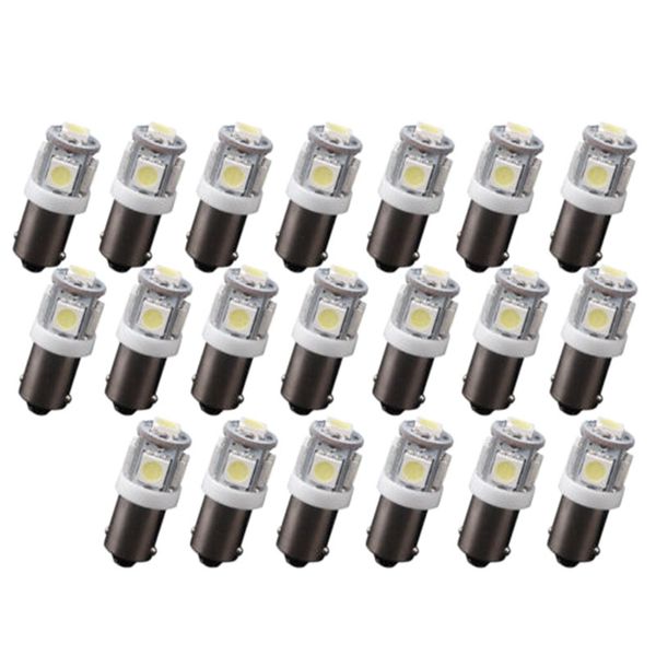 20 pcs white t11 ba9s-5smd led high power led light bulb car dc 12v