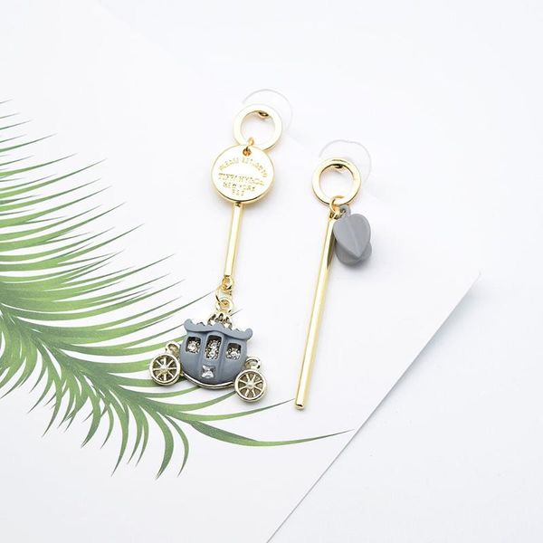 blue zircon stars pumpkin cartoon drop earrings both side plated women's jewelry asymmetric earrings, Silver
blue zircon stars pumpkin cartoon drop earrings both side plated women's jewelry asymmetric earrings, Silver
