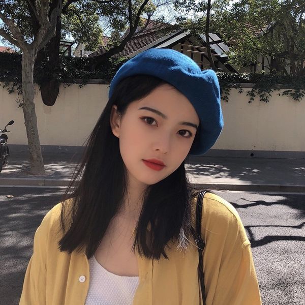 berets japanese breathable thin section wild casual beret female summer retro pumpkin hat painter, Blue;gray
berets japanese breathable thin section wild casual beret female summer retro pumpkin hat painter, Blue;gray