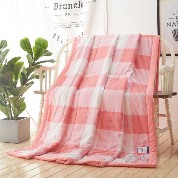 comforters & sets summer washed cotton air-conditioning quilt pink green blue soft breathable blanket thin stripe plaid comforter bed cover
comforters & sets summer washed cotton air-conditioning quilt pink green blue soft breathable blanket thin stripe plaid comforter bed cover