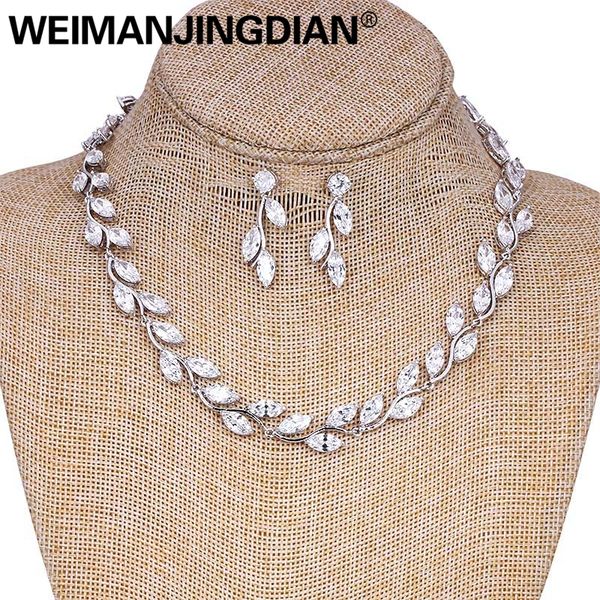weimanjingdian elegant marquise cut cubic zirconia cz crystal wedding jewelry set for women cx200808, Slivery;golden
weimanjingdian elegant marquise cut cubic zirconia cz crystal wedding jewelry set for women cx200808, Slivery;golden