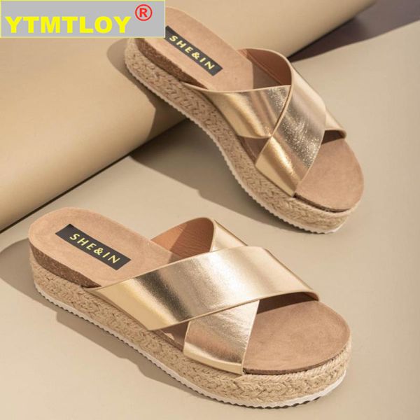 slippers women slides summer sandals slippers with thick soles platform female beach shoes leopard flip flops flat gold, Black
slippers women slides summer sandals slippers with thick soles platform female beach shoes leopard flip flops flat gold, Black