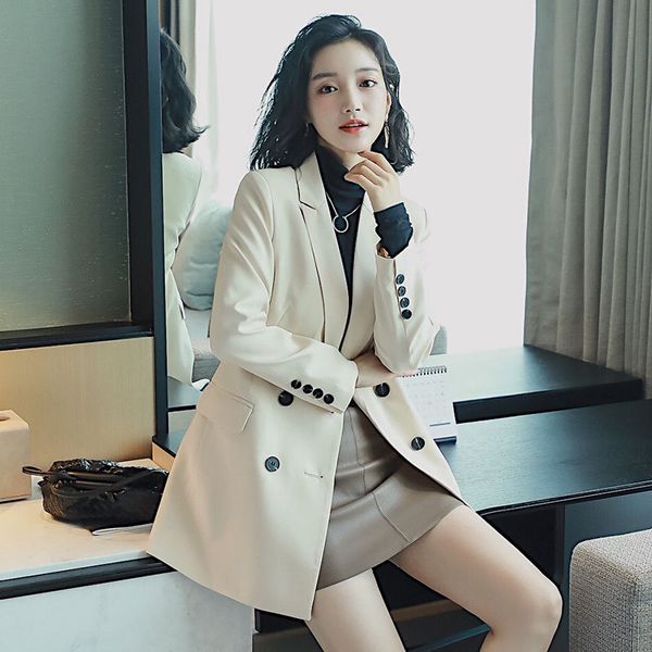 woman suit jacket fashion slim 2020 spring new women's fashion wild loose drape suit jacket blazer women, White;black
woman suit jacket fashion slim 2020 spring new women's fashion wild loose drape suit jacket blazer women, White;black