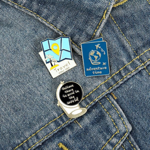 travel cute small funny enamel brooches pins for women girl men christmas gift demin shirt decor brooch pin metal kawaii badge, Gray
travel cute small funny enamel brooches pins for women girl men christmas gift demin shirt decor brooch pin metal kawaii badge, Gray