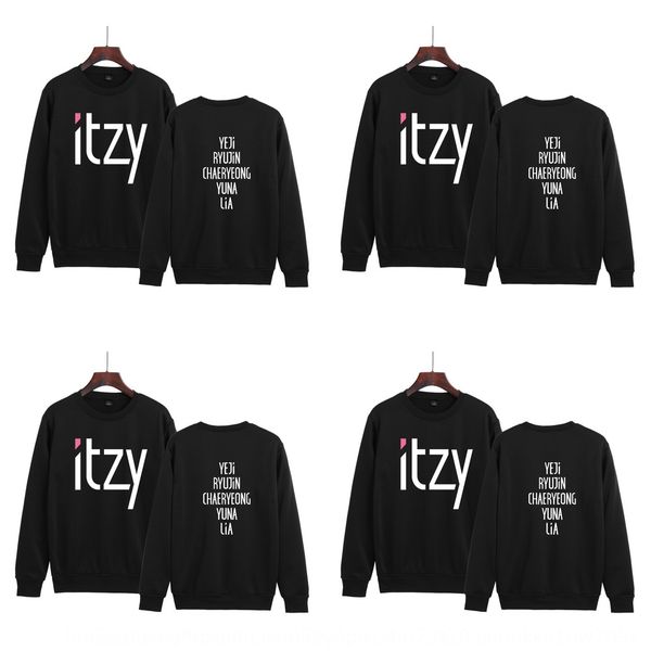 2019 new selling korean popular combination itzy sweater sweaterloose large size men's and women's round neck sweater amsdm, Black
2019 new selling korean popular combination itzy sweater sweaterloose large size men's and women's round neck sweater amsdm, Black