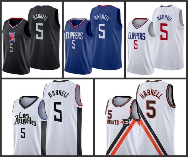 los angeles clippers montrezl harrell men city basketball jersey, Black 
los angeles clippers montrezl harrell men city basketball jersey, Black