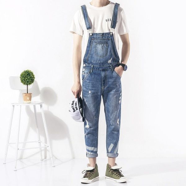 men's jeans 2021 spring autumn fashion mens skinny jean overalls casual bib for men male ripped denim jumpsuit suspenders bibs 050701, Blue
men's jeans 2021 spring autumn fashion mens skinny jean overalls casual bib for men male ripped denim jumpsuit suspenders bibs 050701, Blue