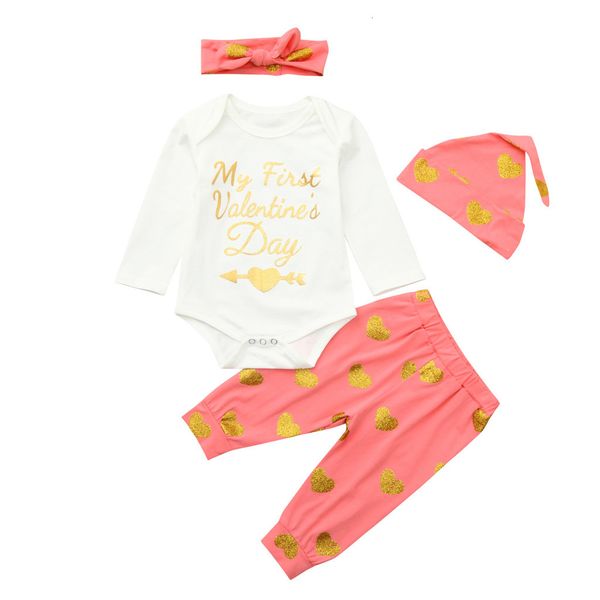 clearance lovely baby girls 3pcs newborn infant baby boy girl letter romper pants hat set valentine outfits z0211, White 
clearance lovely baby girls 3pcs newborn infant baby boy girl letter romper pants hat set valentine outfits z0211, White
