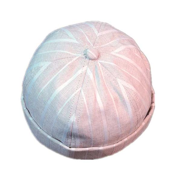 women's summer yuppie cotton stripe skullcap without visor vintage curved brim thin cap hip hop hat soft folding cuff beanies, Blue;gray
women's summer yuppie cotton stripe skullcap without visor vintage curved brim thin cap hip hop hat soft folding cuff beanies, Blue;gray