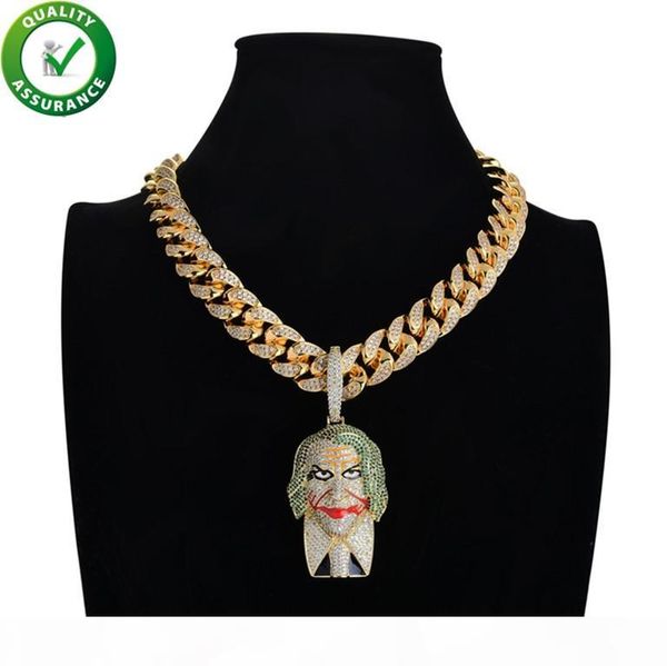 iced out chains designer necklace mens hip hop jewelry pandora style charms gold cuban link luxury diamond clown pendant bling rapper dj, Silver
iced out chains designer necklace mens hip hop jewelry pandora style charms gold cuban link luxury diamond clown pendant bling rapper dj, Silver
