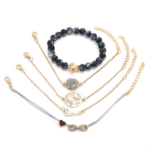 5pcs natural stone link chain bead bracelet set heart handmade boho resin adjustable rope bracelet for unisex, Golden;silver
5pcs natural stone link chain bead bracelet set heart handmade boho resin adjustable rope bracelet for unisex, Golden;silver