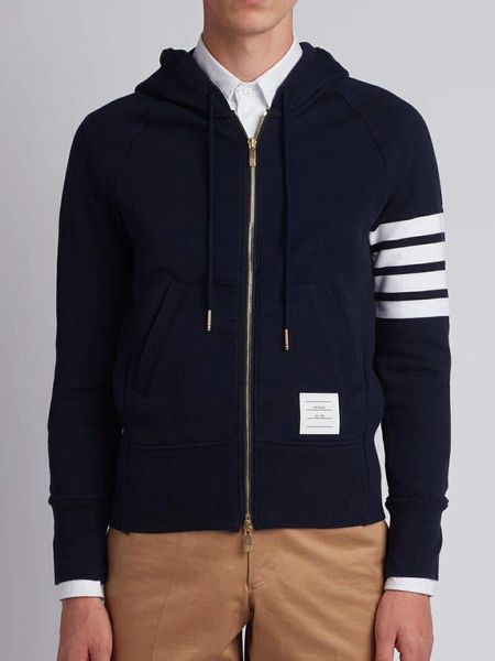 men's solid color outerwear thom tb browne fashion coats mens long sleeve brand 100%cotton casual jackets, Black;brown
men's solid color outerwear thom tb browne fashion coats mens long sleeve brand 100%cotton casual jackets, Black;brown