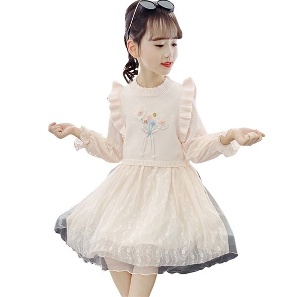 girls clothes lace flower clothes for girls knitted vest + mesh dress teenage clothes for girls pearls kids tracksuit 0927, White
girls clothes lace flower clothes for girls knitted vest + mesh dress teenage clothes for girls pearls kids tracksuit 0927, White