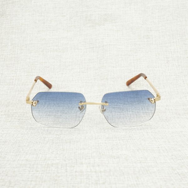 luxury leopard style eyewear new lens shape sunglasses men rimless metal frame gafas women for outdoor accessories oculos shades, White;black
luxury leopard style eyewear new lens shape sunglasses men rimless metal frame gafas women for outdoor accessories oculos shades, White;black