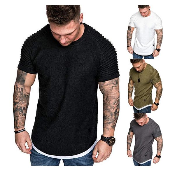 mens summer streetwear t-shirts clothing m-3xl casual short sleeve t shirt men slim fit solid t shirts tee shirt homme, White;black
mens summer streetwear t-shirts clothing m-3xl casual short sleeve t shirt men slim fit solid t shirts tee shirt homme, White;black