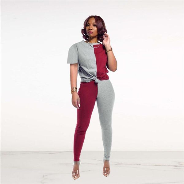 sleeve with long pants womens 2pcs pants suits solid color streetwear patchwork casual womens designer tracksuits slim o neck short, Gray
sleeve with long pants womens 2pcs pants suits solid color streetwear patchwork casual womens designer tracksuits slim o neck short, Gray