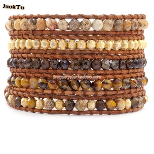 laser beads tiger eyes picture stone leather wrap bracelet handmade, Golden;silver
laser beads tiger eyes picture stone leather wrap bracelet handmade, Golden;silver