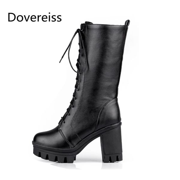 dovereiss fashion women's shoes winter rivets elegant concise brown white mature cross tied knee high boots big size43, Black
dovereiss fashion women's shoes winter rivets elegant concise brown white mature cross tied knee high boots big size43, Black